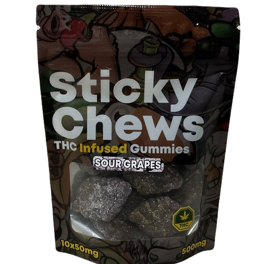Sticky Chew THC Gummies 500mg