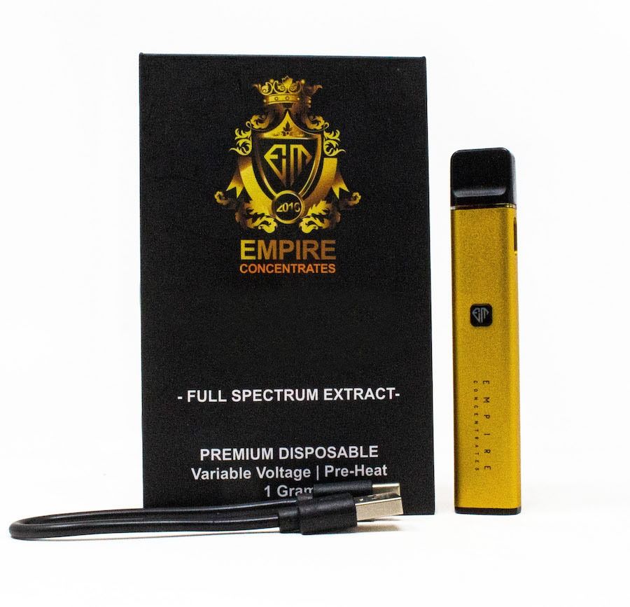 Strawberry Cough Premium Full Spectrum Extract Disposable 1000mg Vape Pen by Empire