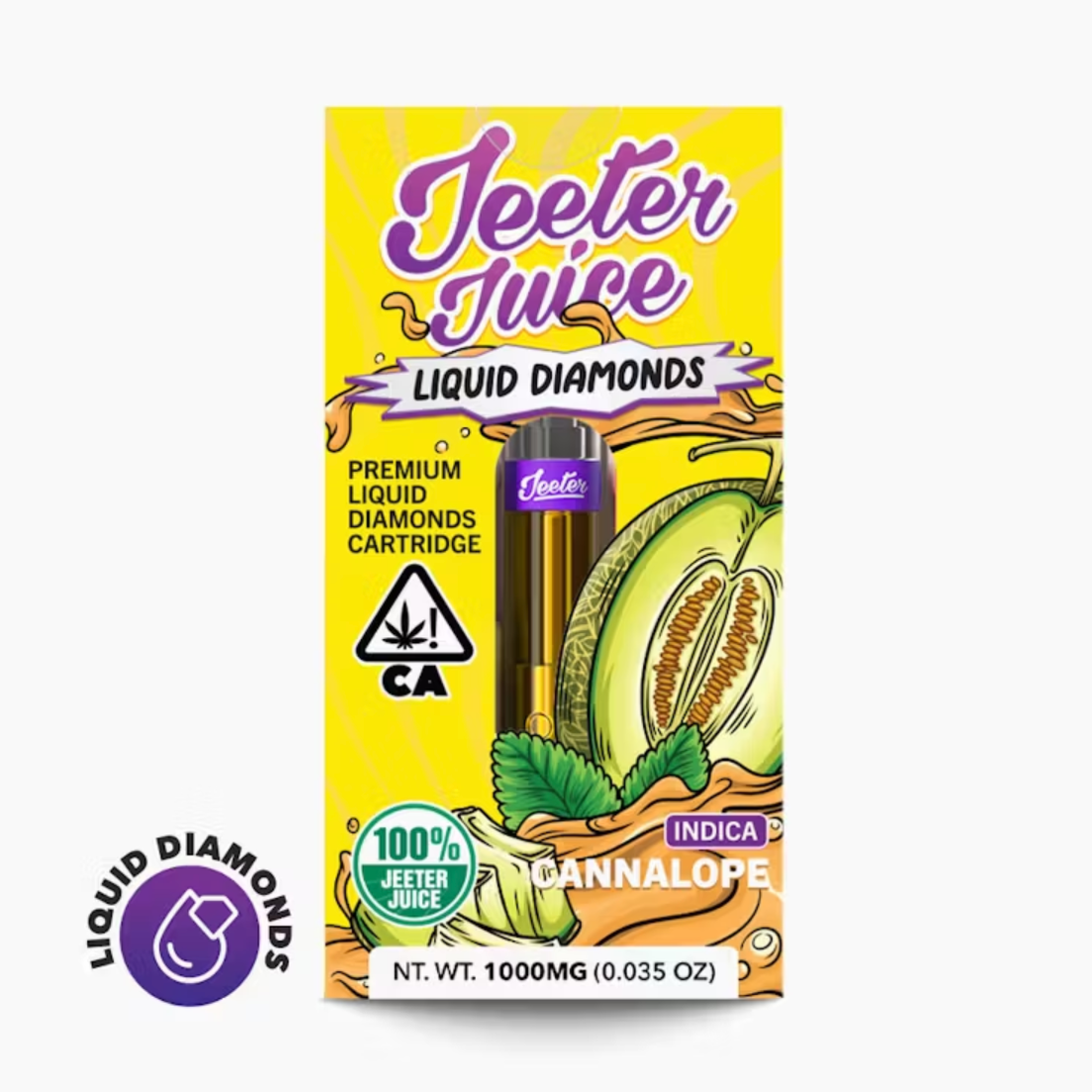 Juice Liquid Diamonds Vape Cartridge - Cannalope