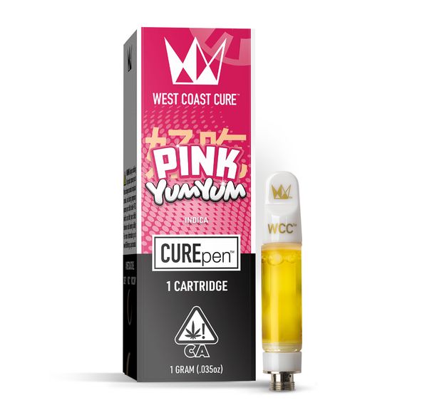PRE-ORDER ONLY 1g Pink Yum Yum CUREpen Cartridge - West Coast Cure