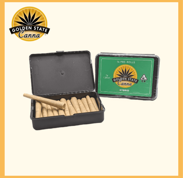 - Golden State Canna - Cherry Gelato | 14pk Prerolls | 7g | THC 21%