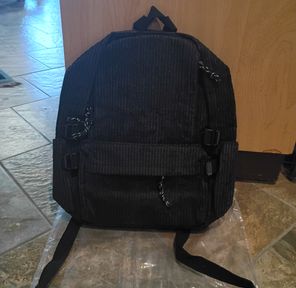Apparel - Backpack Corduroy Grey Backpack