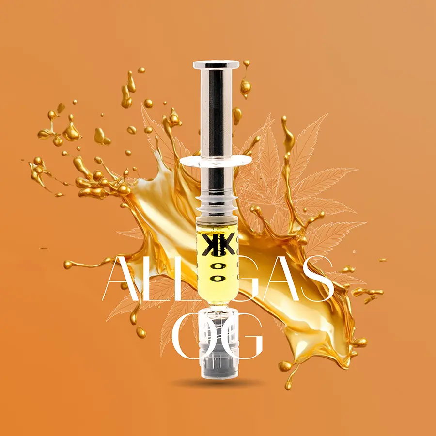 1ML All Gas OG Indica THC Liquid Diamond Enhancer by KushKraft
