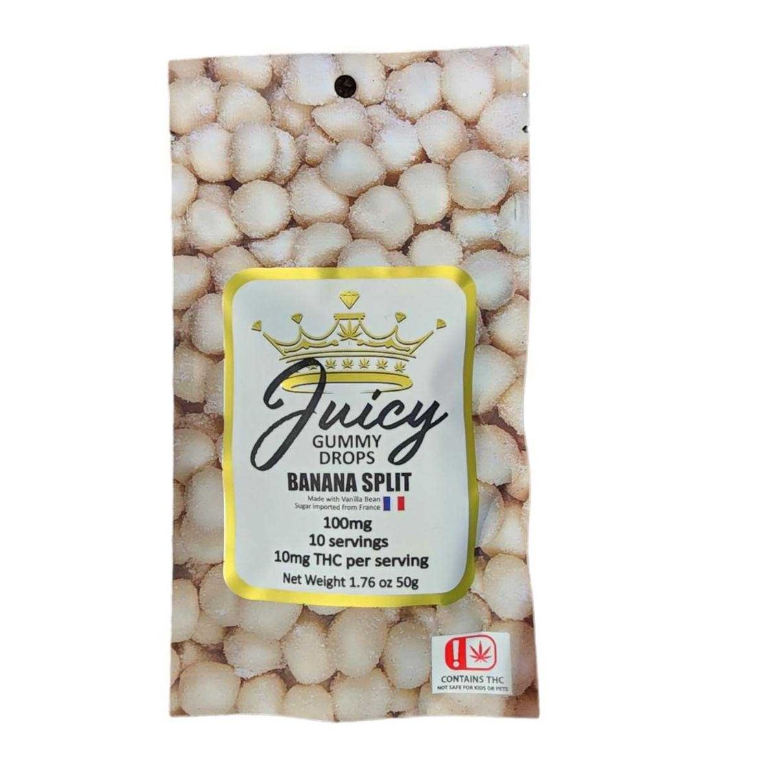 Juicy Banana Split 100mg -10 count Gummy Drops