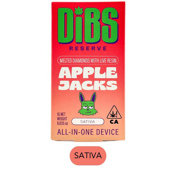 Dibs Reserve AIO Vape Apple Jacks 1g