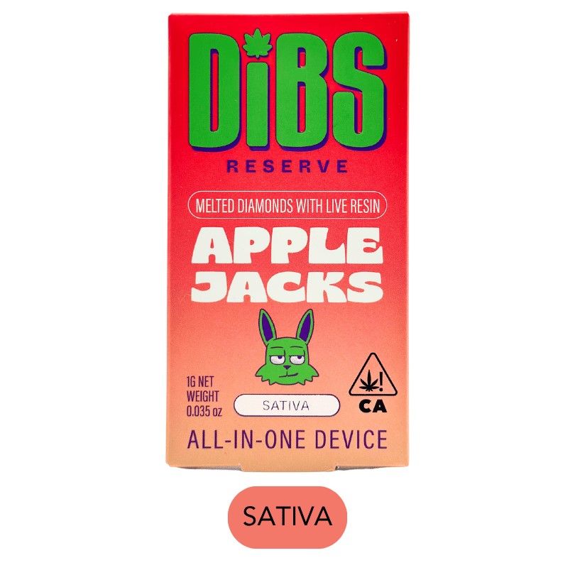 Dibs Reserve AIO Vape Apple Jacks 1g