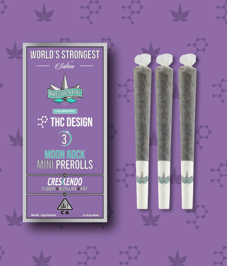 Presidential Moon Rock Mini Pre-roll Pack Crescendo 1.5g