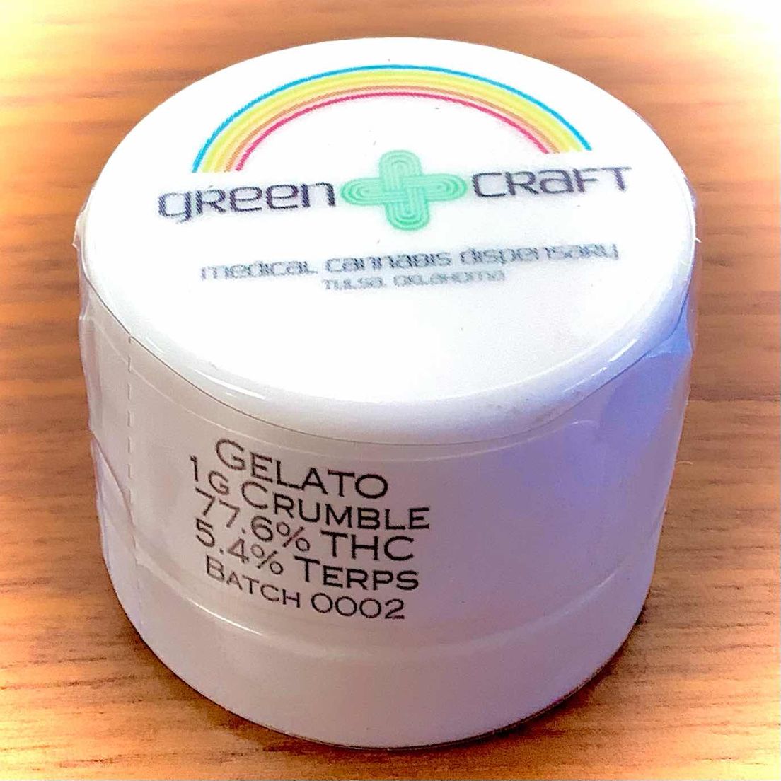 Greencraft 1g Crumble Gelato
