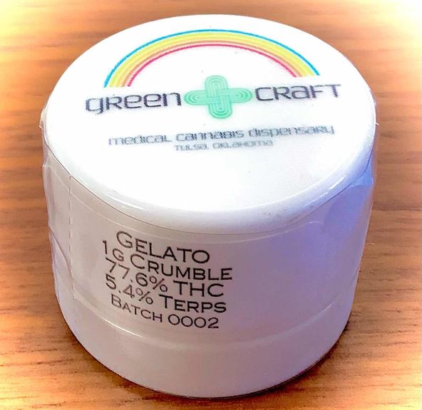 Greencraft 1g Crumble Gelato