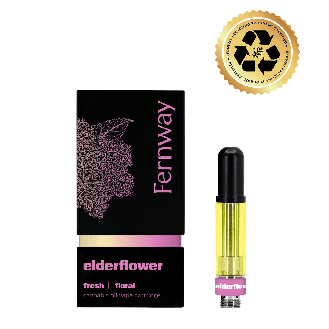 Fernway | Elderflower | 1g 510 Cartridge