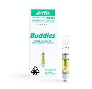 Buddies Three Blue Kings 1g Cart