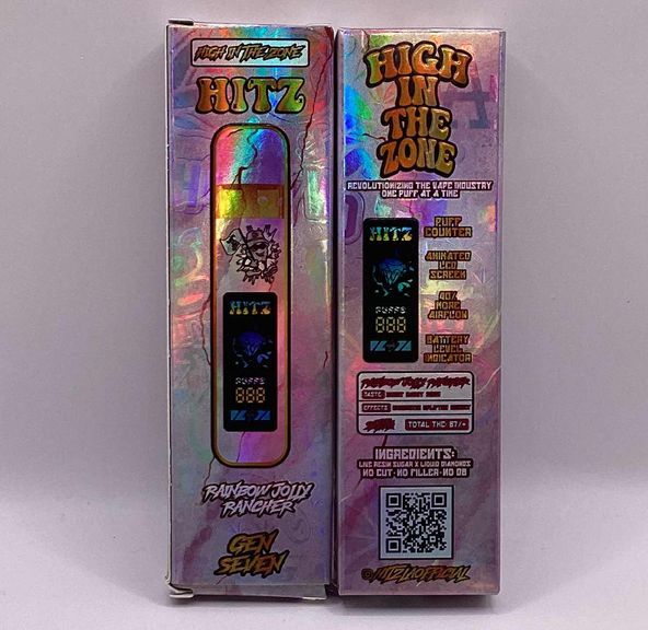 HITZ - Disposable - Rainbow Jolly Rancher - 2G at Goodies