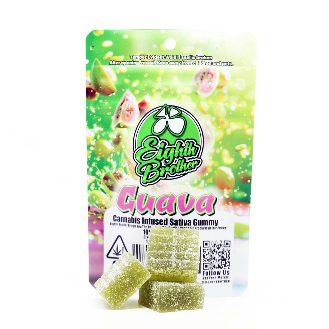 Eighth Brothers - Guava Single 100mg Cut-a-Dose Gummy