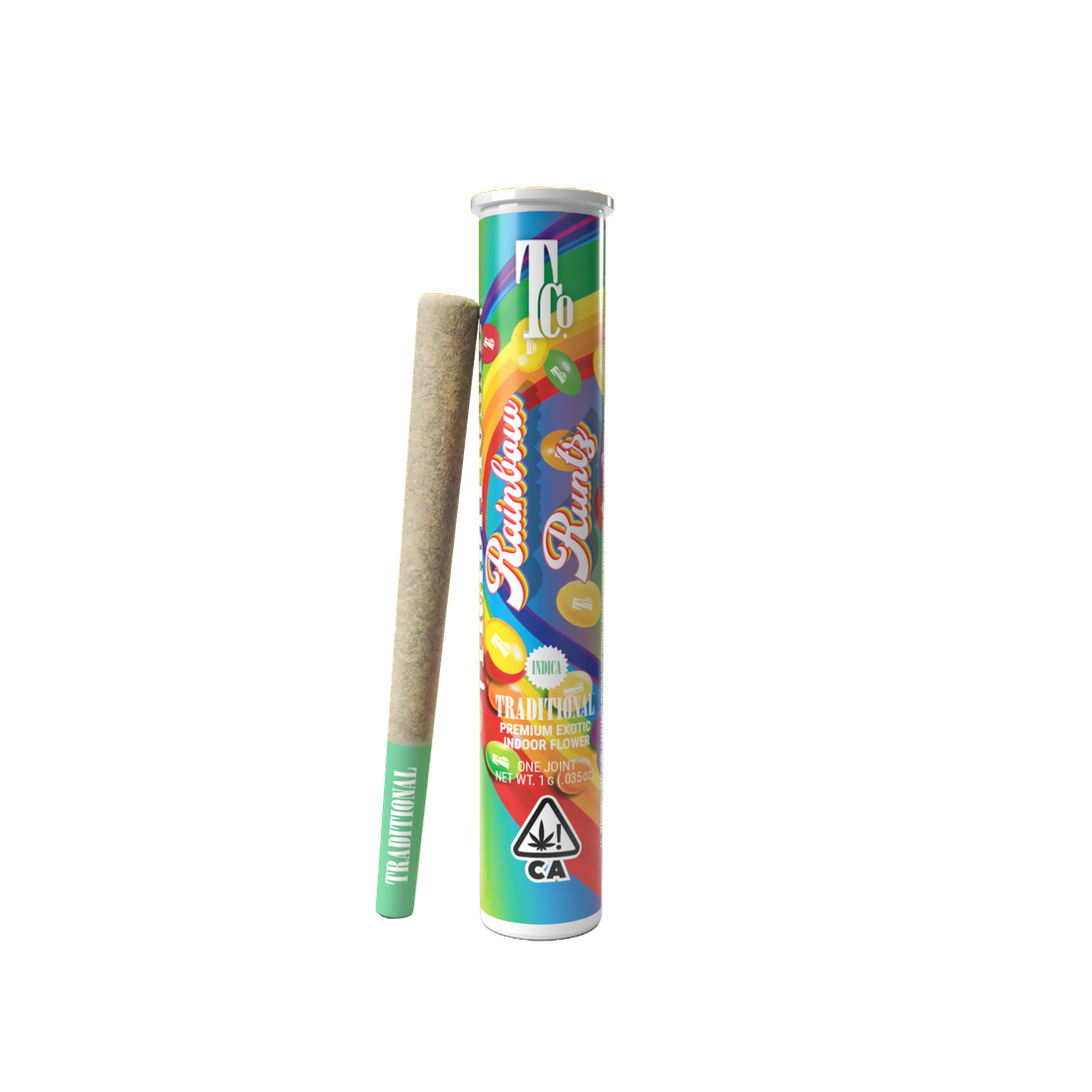 Traditional | Preroll | 1g | Rainbow Runtz