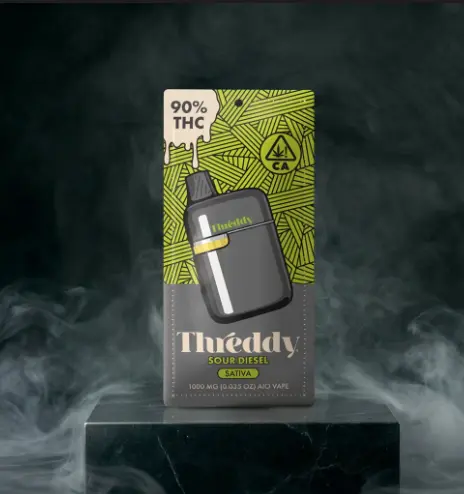 PRE-ORDER ONLY 1g Sour Diesel (Sativa) All-In-One Disposable Vape - Threddy