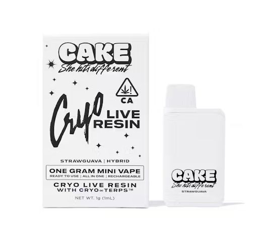 Cake - Strawguava - Cryo Live Resin Mini Vape 1g