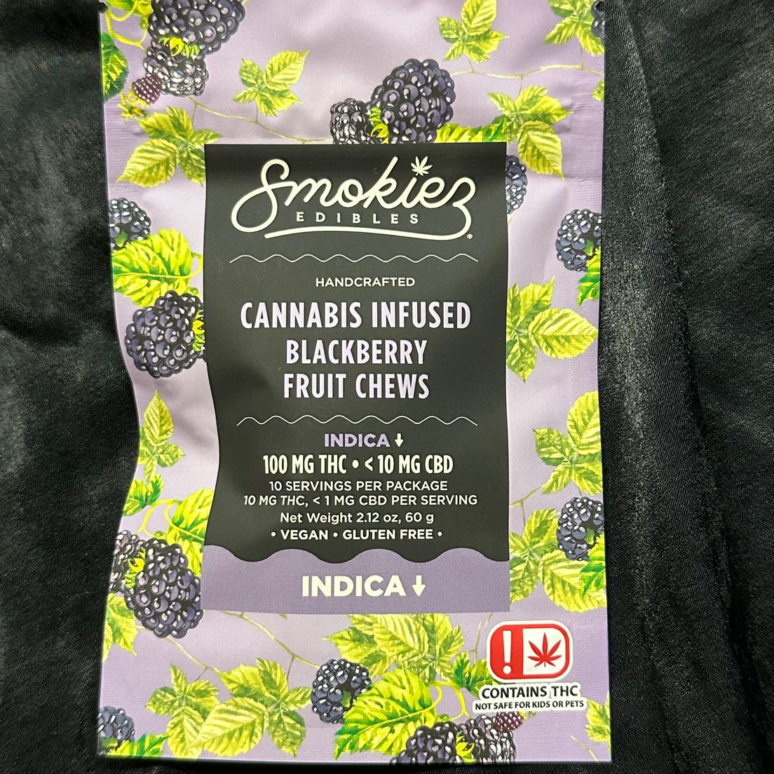 Blackberry (100 mg) by Smokiez