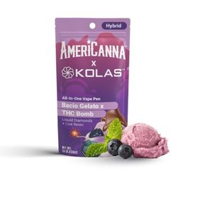 AmeriCanna x Kolas - Bacio Gelato x THC Bomb AIO 1g