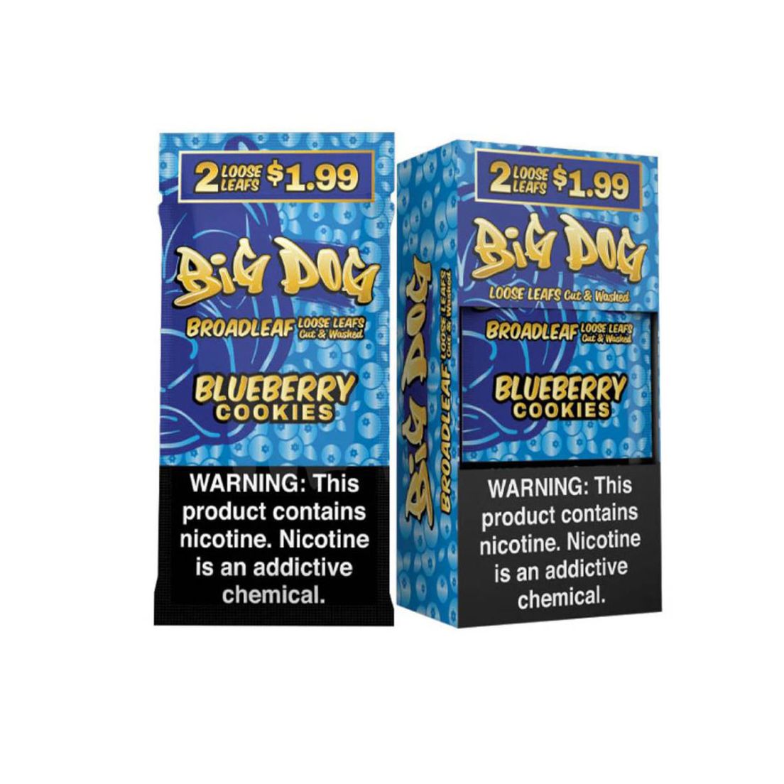 BNB|Big Dog Tobacco Wraps|Blueberry Cookies