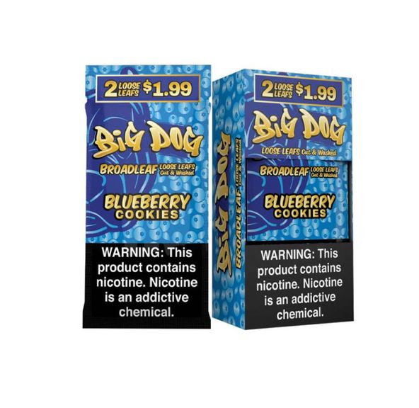 BNB|Big Dog Tobacco Wraps|Blueberry Cookies