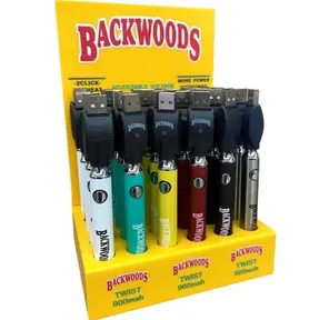 Backwoods - 900mah Twist Battery w/ Charger (Various Colors)