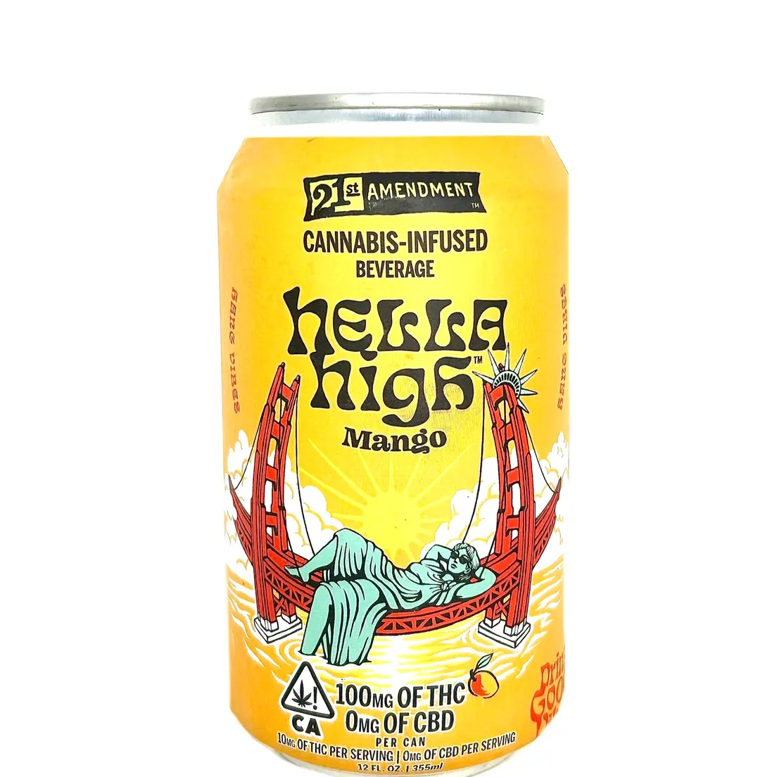 21st Amendment - Hella High - Mango - 100mg