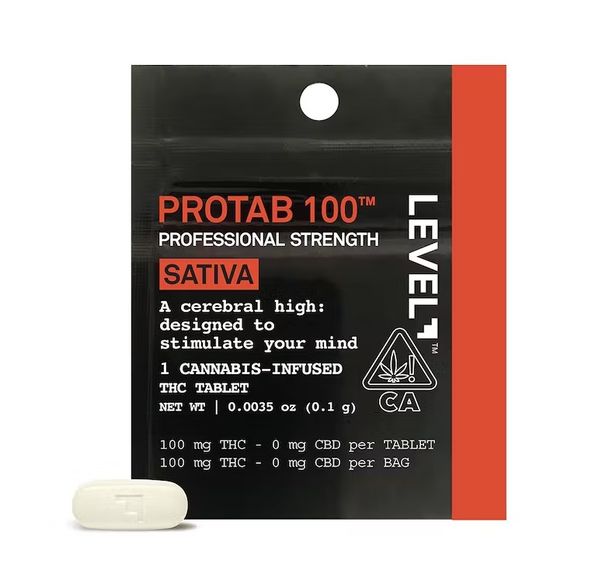 Level Protab Professional Strength Single Sativa 100mg