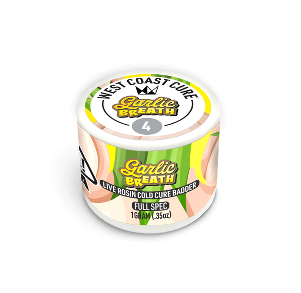 Garlic Breath - Live Rosin Cold Cure Badder - T4