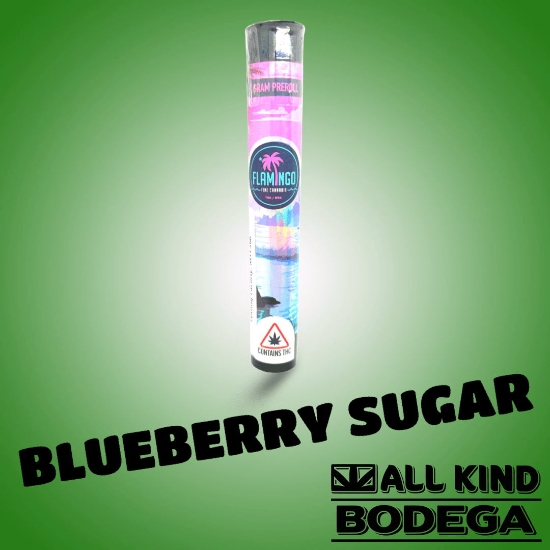 Blueberry Sugar 1g Preroll (@flamingomaine)