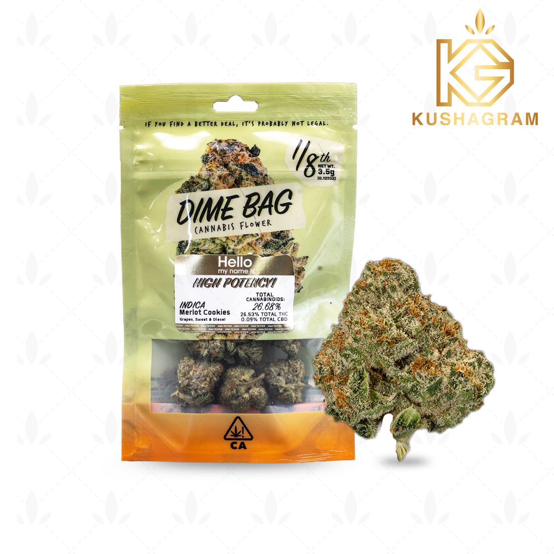 Dime Bag - Merlot Cookies 3.5g