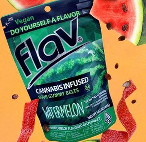 Flav Watermelon Belts 100mg