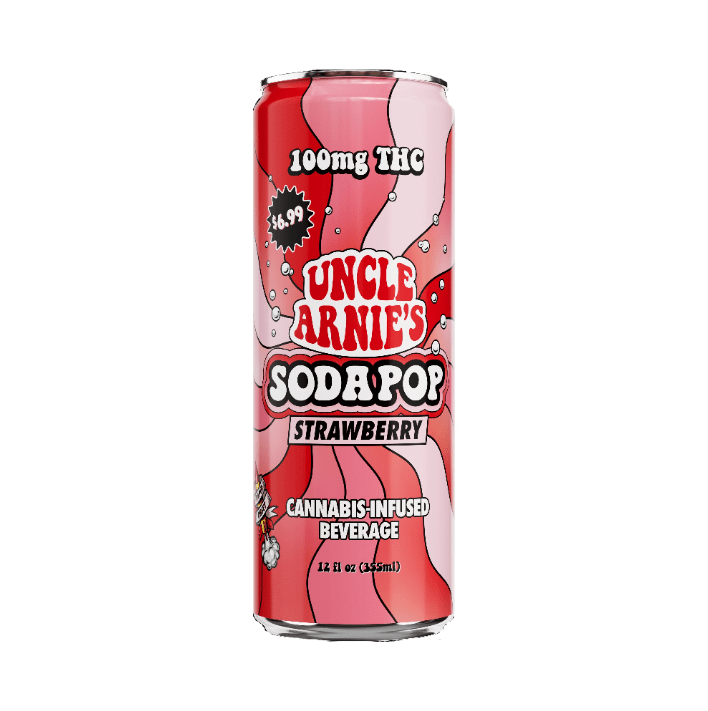 Uncle Arnie's Soda Strawberry 100mg