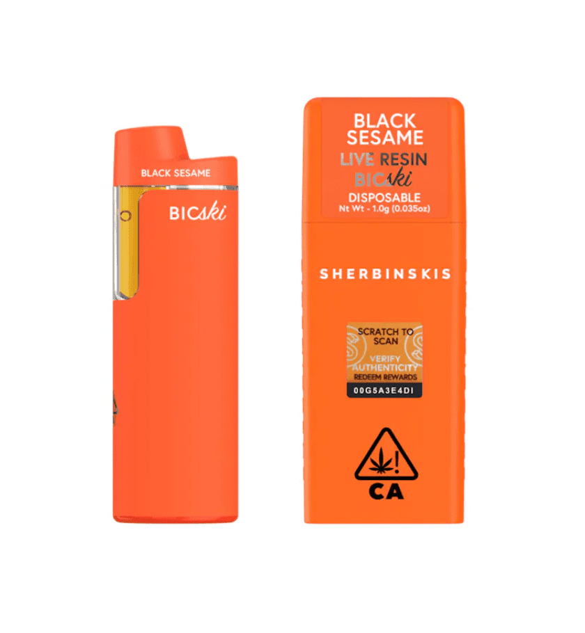 Sherbinski 1G LIVE RESIN DISPOSABLE Black Sesame