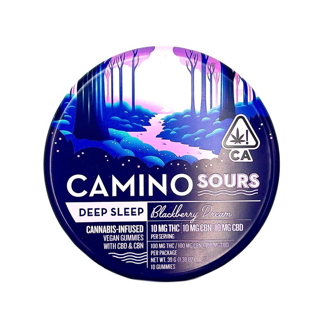 Camino Gummies - Deep Sleep - Blackberry - 1:1:1 THC/CBN/CBD - 300mg
