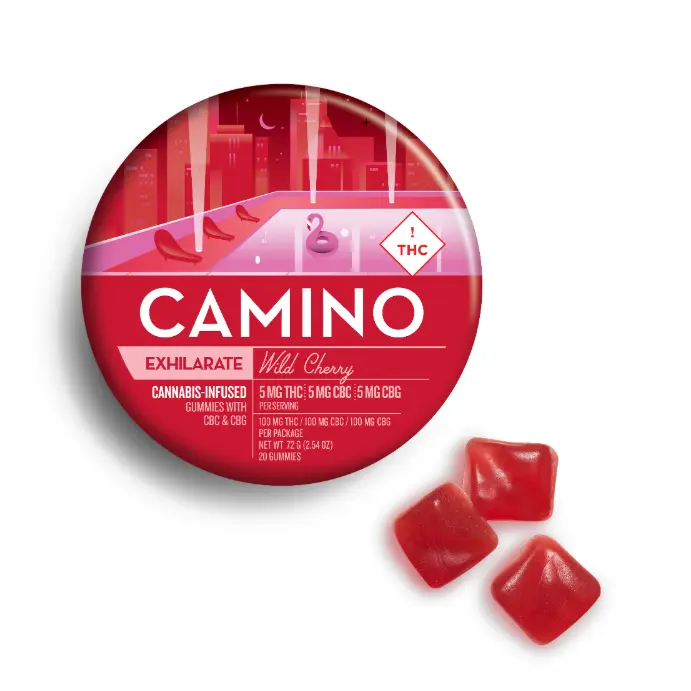 Camino Wild Cherry "Exhilarate" Gummies 72.00 g