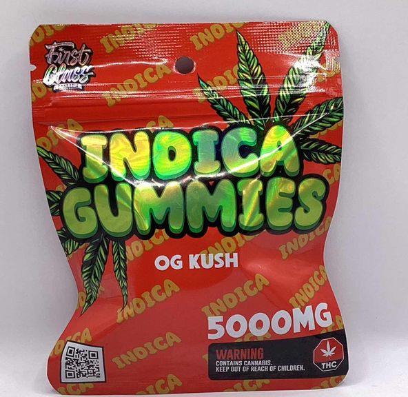 First Class Edibles - Indica Gummies - 5000mg