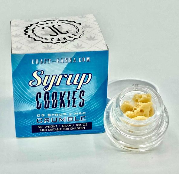 Craft Canna Syrup Cookie 1g Crumble 92.32% THC