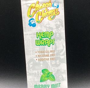 AFG Distribution- Merry Mint- Cheech and Chong- Hemp Wraps- 2 Pack
