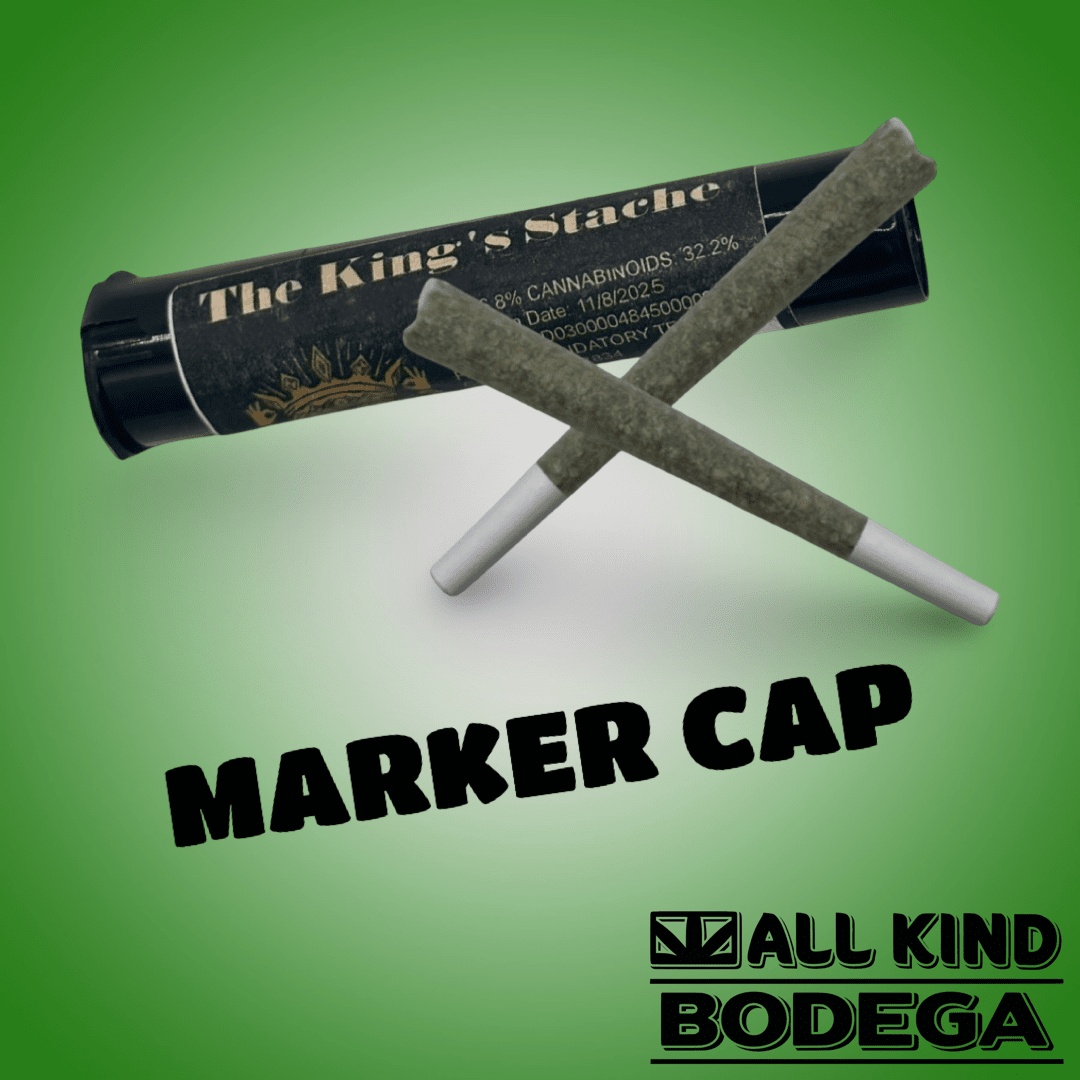 Marker Cap .5g Preroll 2 Pack (total weight 1g) (@thekingsstache)