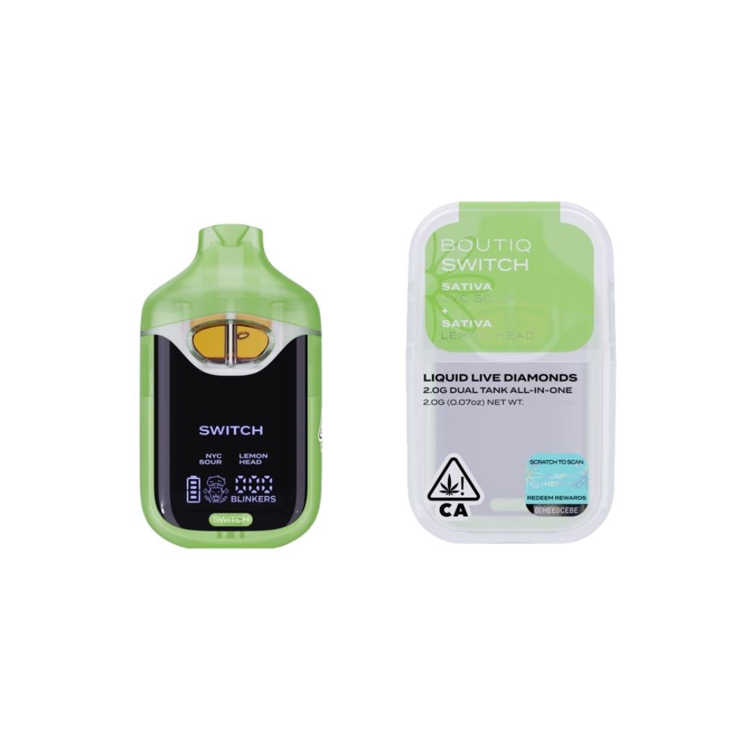 Boutiq Dual Pack AIO Vape NYC Sour x Lemon Head 1g