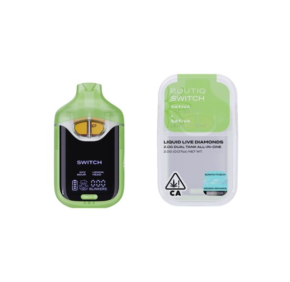 Boutiq Dual Pack AIO Vape NYC Sour x Lemon Head 1g