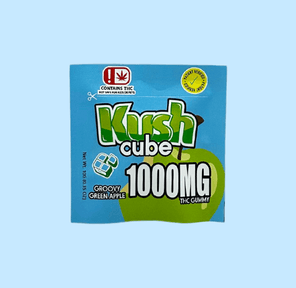 KUSH CUBE GROOVY GREEN APPLE GUMMY 1000MG