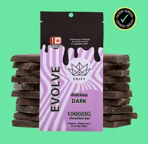 EDIFY DELICIOUS DARK RSO CHOCOLATE BAR 1000MG