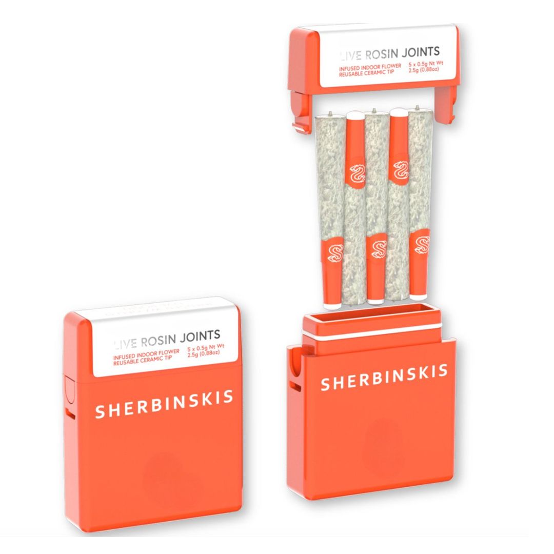 SHERBINSKI -Zucchero | 5pc Live Rosin and Diamond Preroll Pack