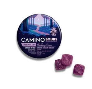 Camino | Gummies | 10pc | Deep Sleep | CBD/CBN/THC | Sours | Blackberry Dream