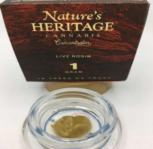 Double Krush (I/H) | 1g Live Rosin | Nature's Heritage