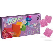 [Highatus] 10Pk THC Gummies - 100mg - Sour Pomberry (I)