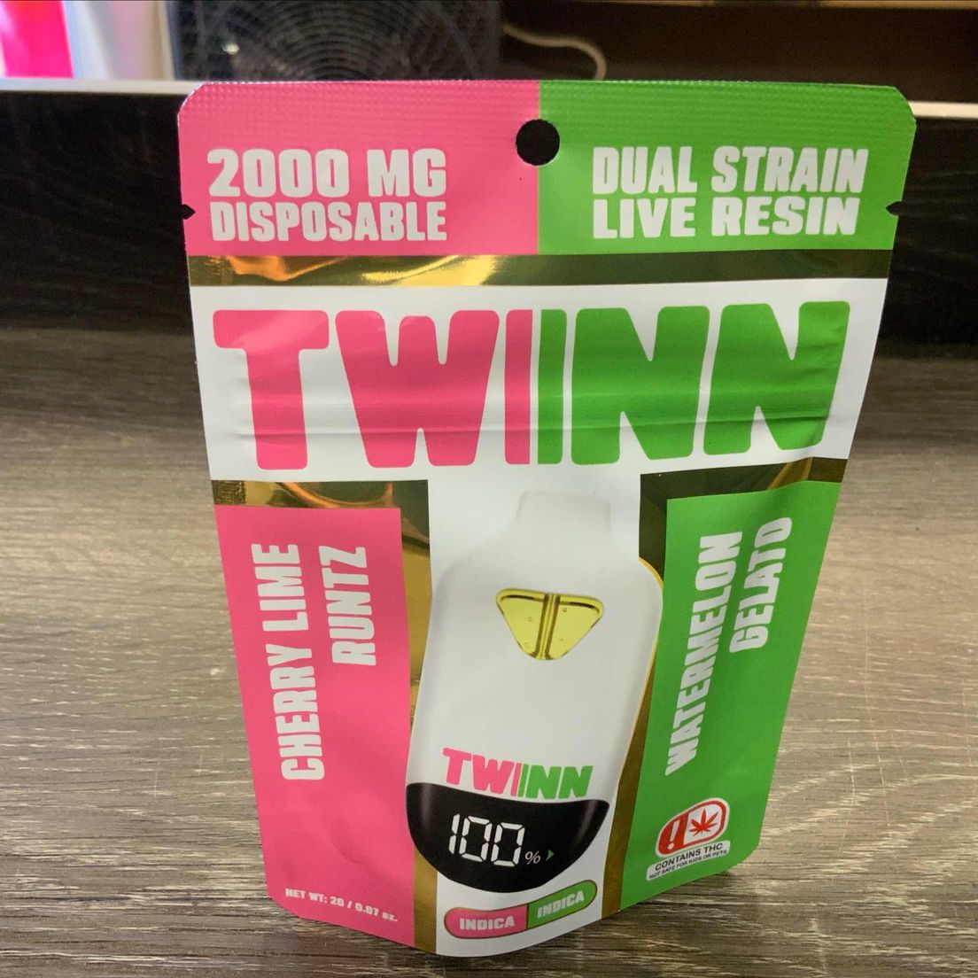 TWINN Cherry Lime Runtz / Watermelon Gelato Disposable 2g