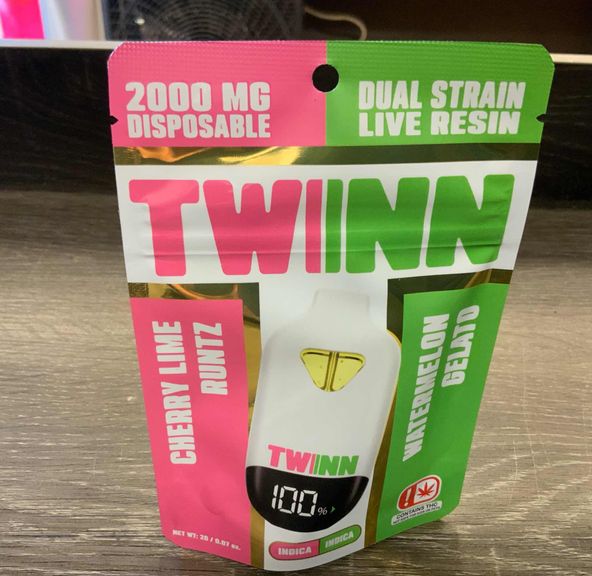 TWINN Cherry Lime Runtz / Watermelon Gelato Disposable 2g
