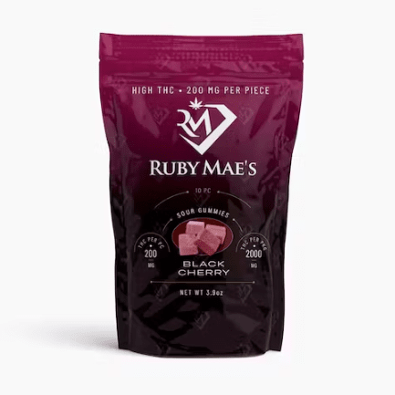 Sour Gummies | Black Cherry | 2000mg